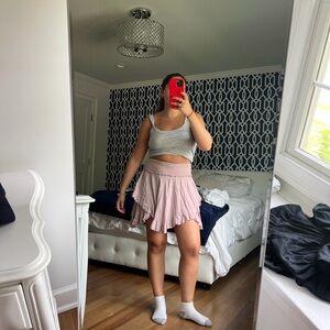 Free People Asymmetrical Mauve Skirt